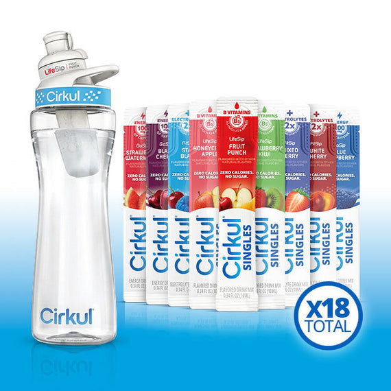 22oz. Plastic Bottle & GoSip® Black Cherry B9